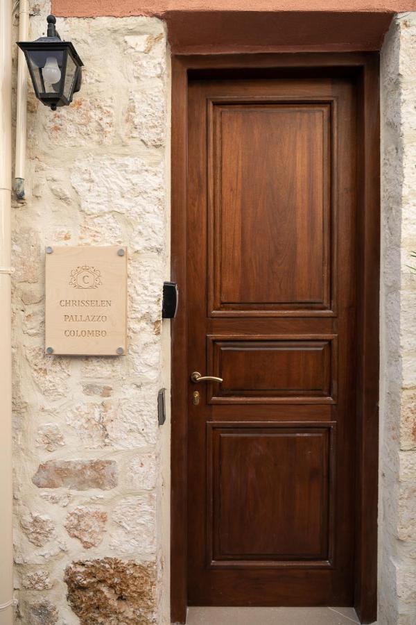Chrisselen Palazzo Colombo Lägenhet Chania  Exteriör bild